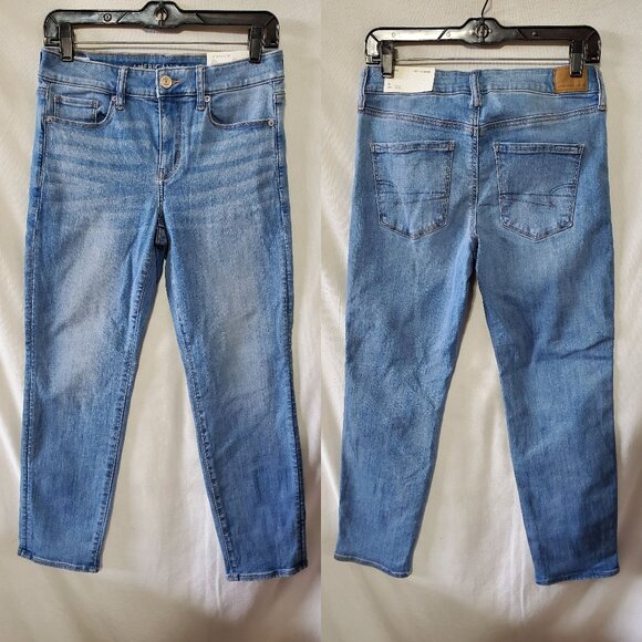 NWT American Eagle Outfitters Next Level Stretch Skinny Jeans for Women Size 6 - Picture 1 of 9